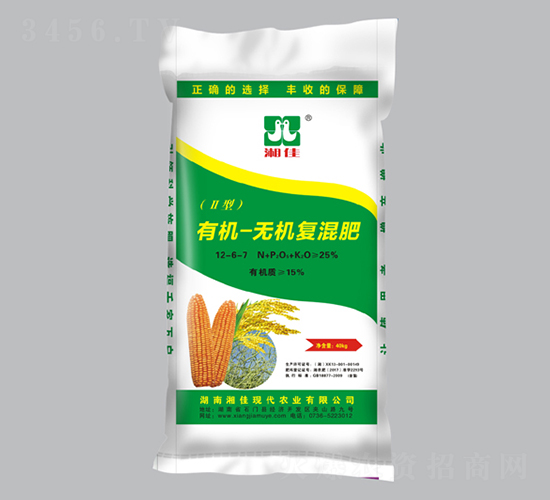 有機-無機復(fù)混肥料12-6-7-湘佳