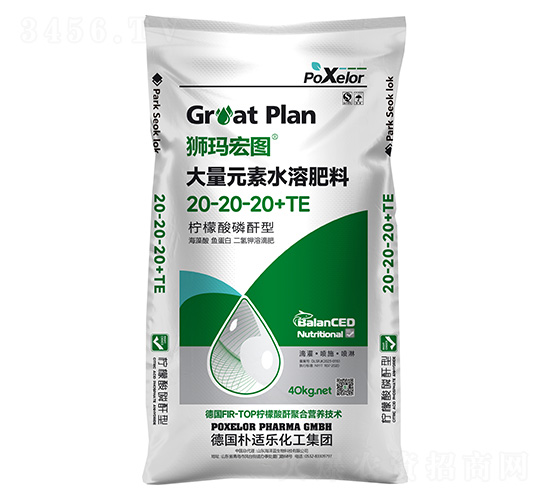 40kg����Ԫ��ˮ�ܷ���20-20-20+TE-�{����D-�����{(l��n)