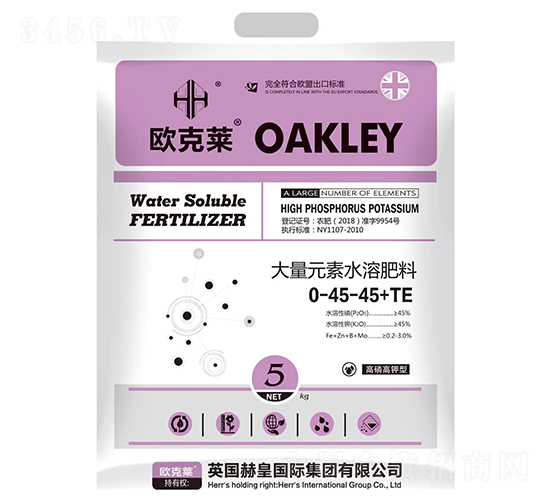 大量元素水溶肥料0-45-45+TE-歐克萊-森正達(dá)生物