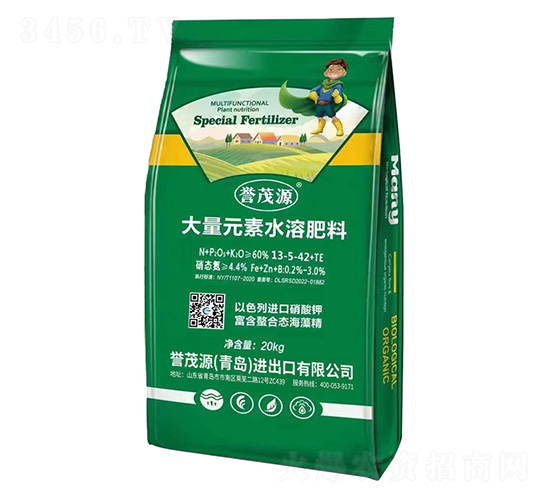 大量元素水溶肥料13-5-42+TE-譽(yù)茂源