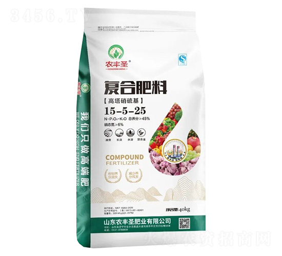 高塔硝硫基復合肥料15-5-25-農(nóng)豐圣