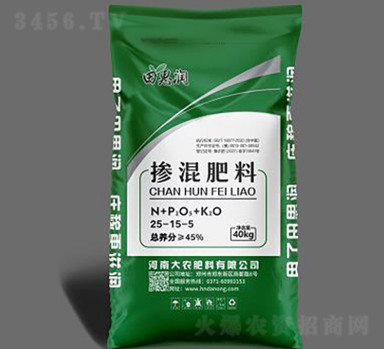 摻混肥料25-15-5-田思潤（綠）-大農肥料