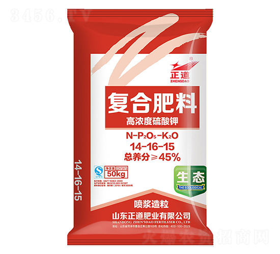 高濃度硫酸鉀復(fù)合肥料14-16-15-正道-祥云農(nóng)業(yè)