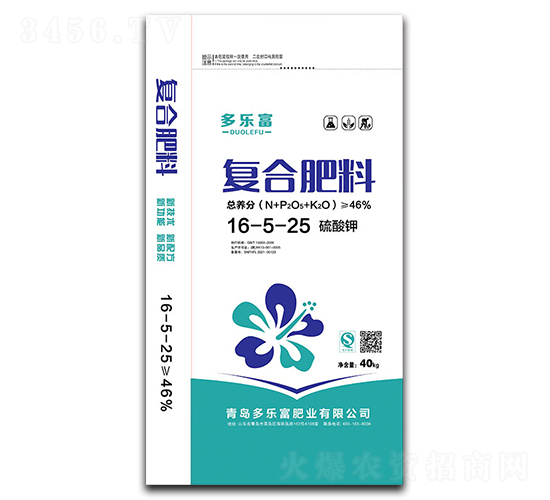 硫酸鉀復(fù)合肥料16-5-25-多樂富