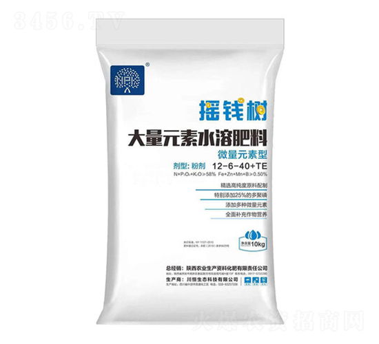 微量元素型大量元素水溶肥12-6-40+TE-搖錢樹-農業(yè)生產