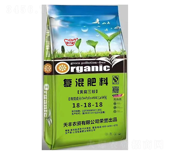 黃腐三銨復混肥料18-18-18-地之藏-地豐肥業(yè)