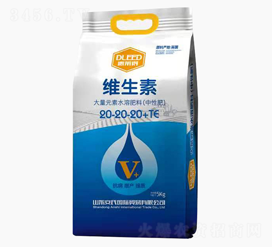 大量元素水溶肥（中性肥）20-20-20+TE-維生素-安氏國際