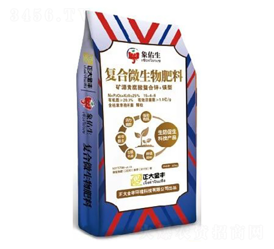 礦源黃腐酸螯合型復合微生物肥料15-4-6-正大金豐