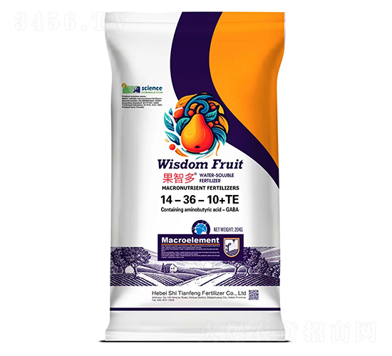 果智多大量元素水溶肥料14-36-10+TE-施田豐