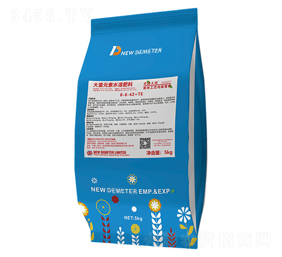 大量元素水溶肥8-6-42+TE-新德米特