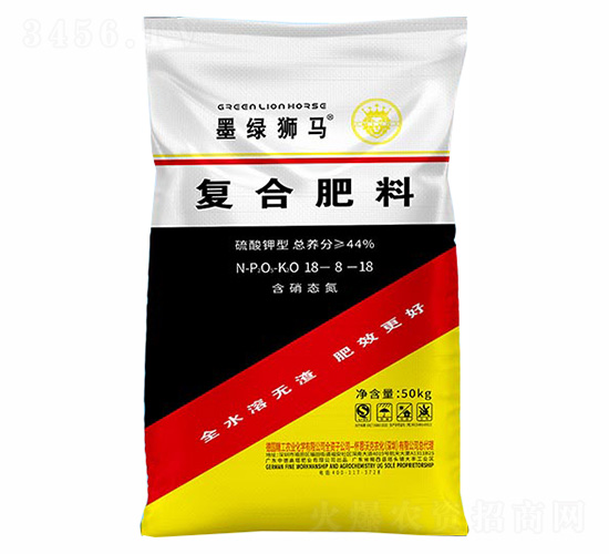 復合肥料18-8-18-墨綠獅馬-懷恩沃克