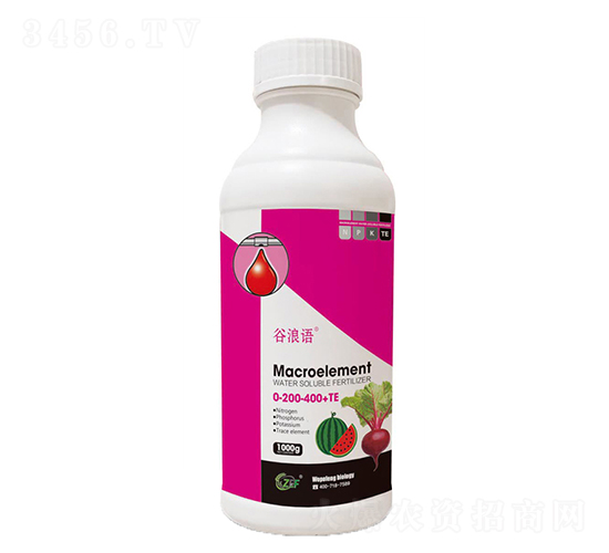 甜加加葉面肥0-200-400+TE-谷浪語-沃譜豐生物