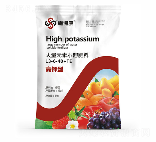 高鉀型大量元素水溶肥料13-6-40+TE-施?？? style=