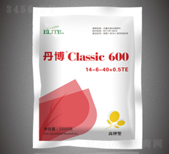 高鉀營養(yǎng)型大量元素水溶肥料14-6-40+0.5TE-丹博-綠金高新