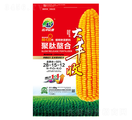 聚肽螯合緩釋摻混肥料28-15-12-大豐收-遠(yuǎn)洋眾德