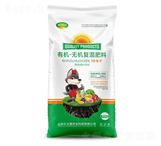有機(jī)無(wú)機(jī)復(fù)混肥料13-5-7-乾十三-紅太朗農(nóng)業(yè)