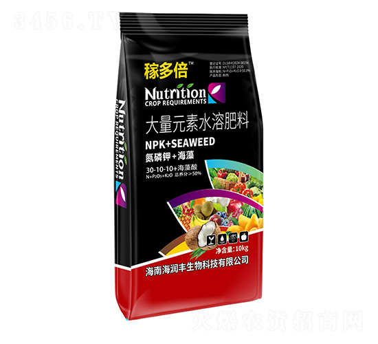 10kg����Ԫ��ˮ�ܷ���30-10-10+������-�ڶ౶-�����S