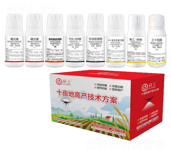 小麥十畝地高產技術方案-研土生物