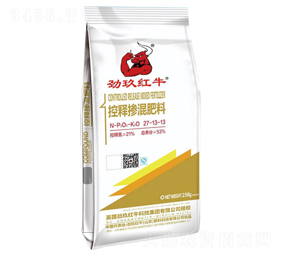 控釋摻混肥料27-13-13-勁玖紅牛