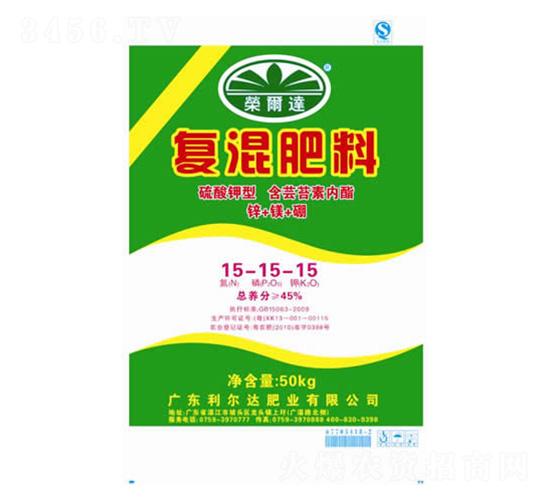 硫酸鉀型復(fù)混肥料15-15-15-榮爾達(dá)-利爾達(dá)肥業(yè)