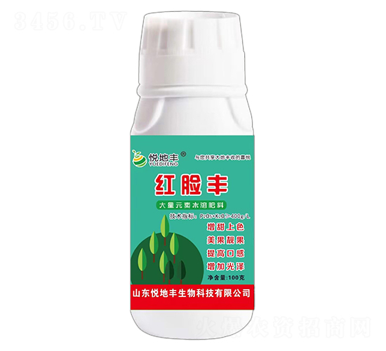 大量元素水溶肥料-紅臉豐-悅地豐