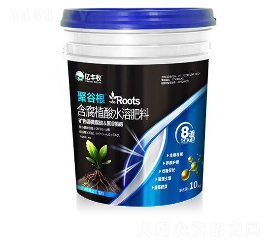 聚谷根含腐植酸水溶肥料-億豐收-安得泰