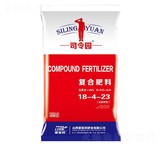 硫酸鉀型復合肥料18-4-23-司令園-蒙客利肥業(yè)