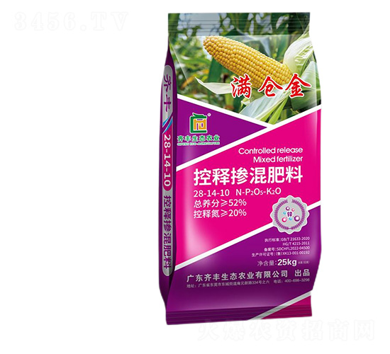 控釋摻混肥料28-14-10-滿倉金-齊豐農(nóng)業(yè)