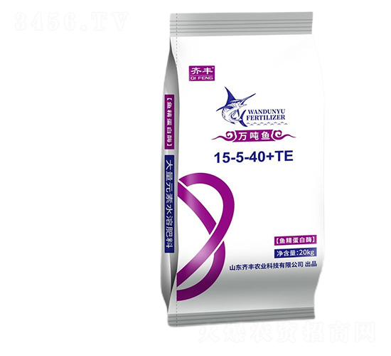 魚(yú)精蛋白酶大量元素水溶肥15-5-40+TE+MgO-萬(wàn)噸魚(yú)-齊豐農(nóng)業(yè)