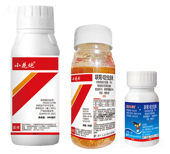 6%聯(lián)菊·啶蟲(chóng)脒微乳劑-小花炮+藍(lán)虎金剛鉆-藍(lán)虎-勇冠喬迪