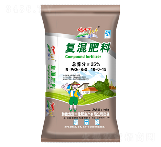 復(fù)混肥料10-0-15（灰）-龍潤(rùn)豐