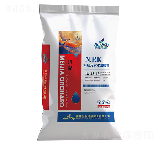 大量元素水溶肥料18-18-19-美嘉果園-康菲生物