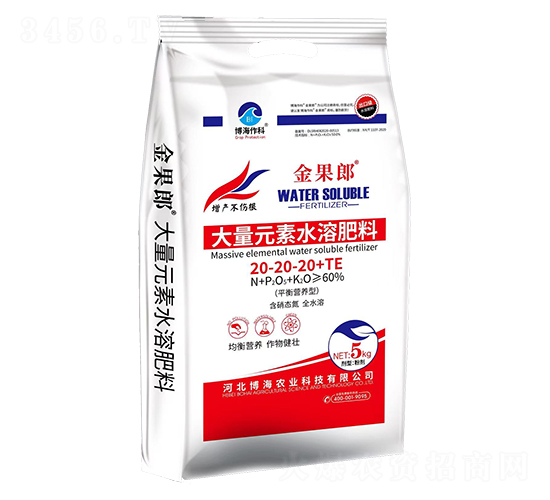 平衡營養(yǎng)型大量元素水溶肥料20-20-20+TE-金果郎-博海作科