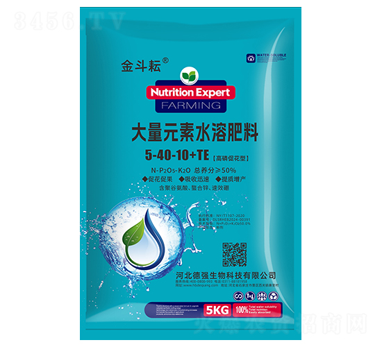 高磷促花型大量元素水溶肥料5-40-10+TE-金斗耘-德強(qiáng)生物