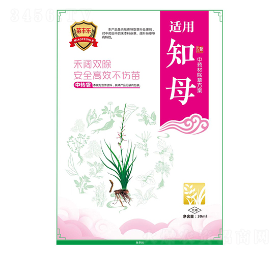 知母中藥材除草方案-苗豐樂-苗樂康農業(yè)