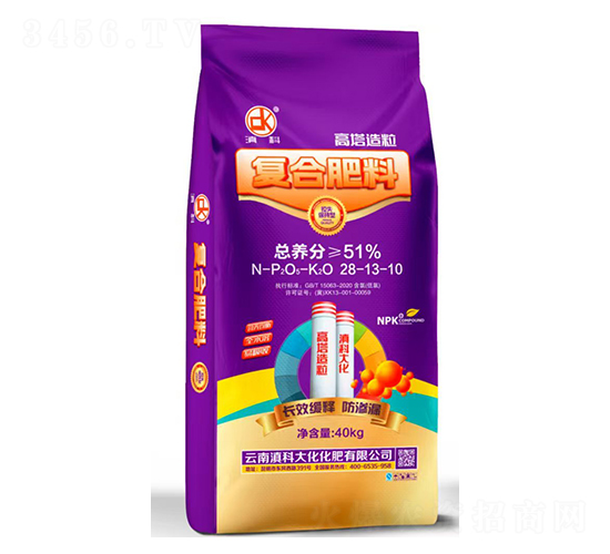 高塔造粒復(fù)合肥料28-13-10-滇科大化