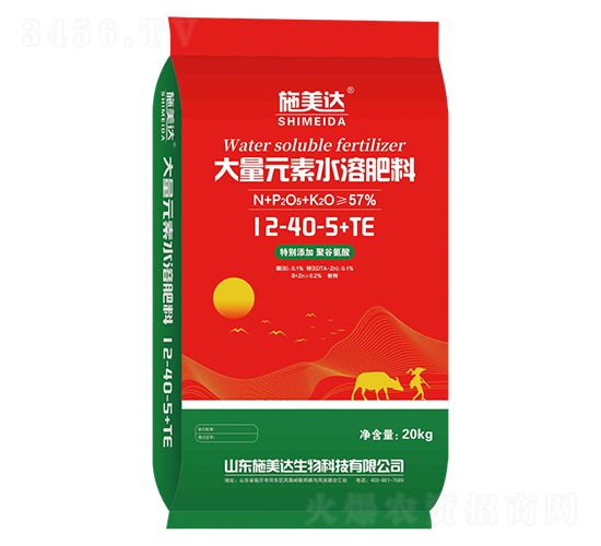大量元素水溶肥料12-40-5+TE-施美達(dá)