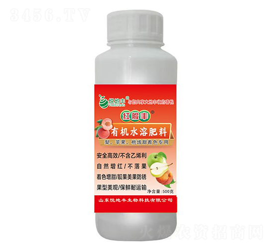 有機水溶肥料-紅臉豐-悅地豐