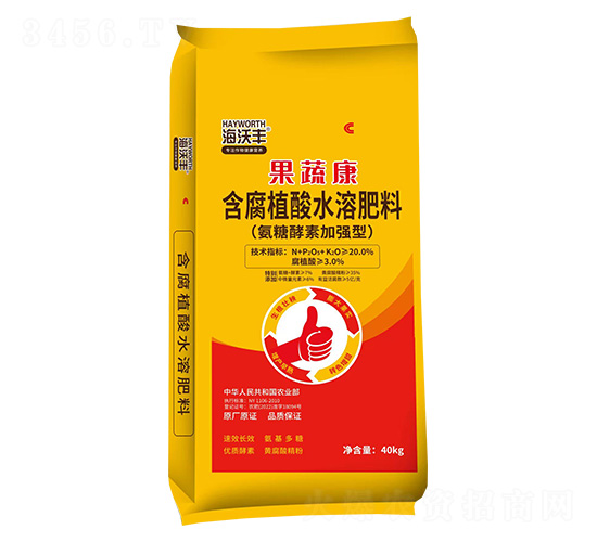 氨糖酵素加強型含腐植酸水溶肥-果蔬康-金沃普特