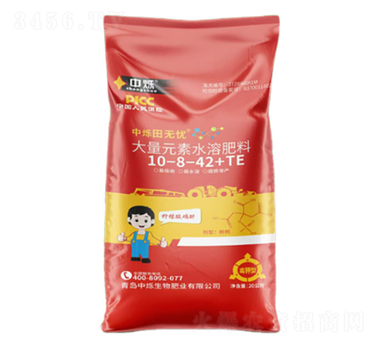 高鉀型大量元素水溶肥料10-8-42+TE-中爍生物
