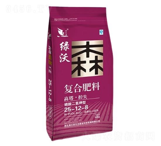 磷酸二氫鉀型復合肥料25-12-8-綠沃森