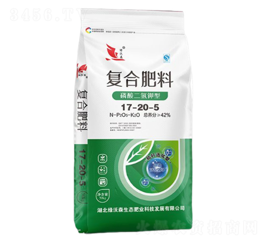 磷酸二氫鉀型復合肥料17-20-5-綠沃森