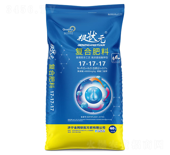 高濃度硫酸鉀型復(fù)合肥料17-17-17-根狀元-金網(wǎng)聯(lián)