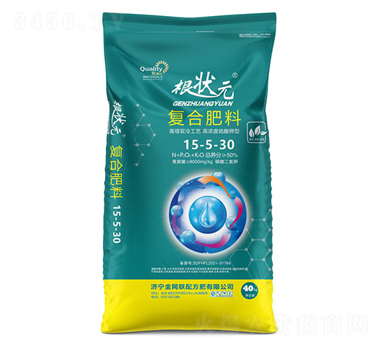 高濃度硫酸鉀型復(fù)合肥料15-5-30-根狀元-金網(wǎng)聯(lián)