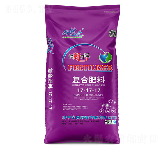 硫酸鉀型復合肥料17-17-17-根狀元-金網(wǎng)聯(lián)