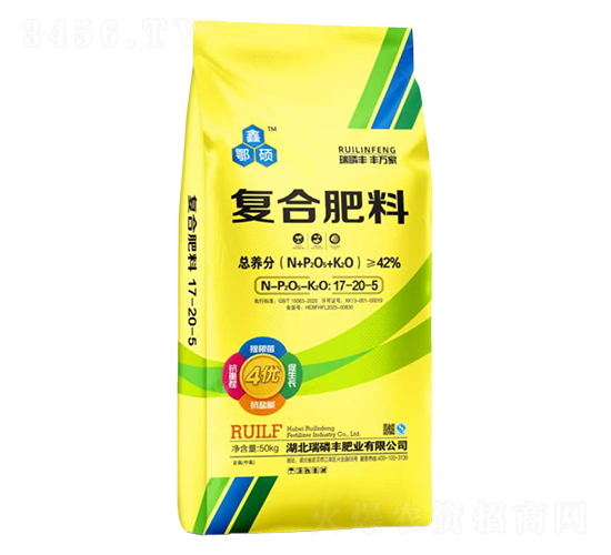 50kg復(fù)合肥料17-20-5-瑞磷豐