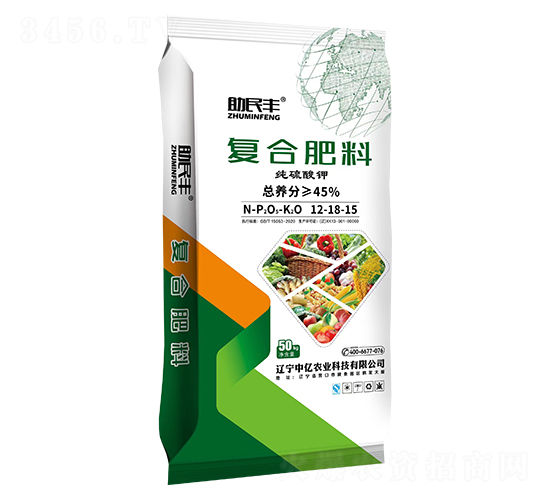 純硫酸鉀復合肥料12-18-15-助民豐-中億農(nóng)業(yè)