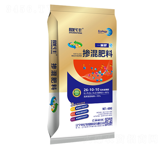 玉米適用摻混肥料26-10-10-一遍肥-助民豐-中億農(nóng)業(yè)