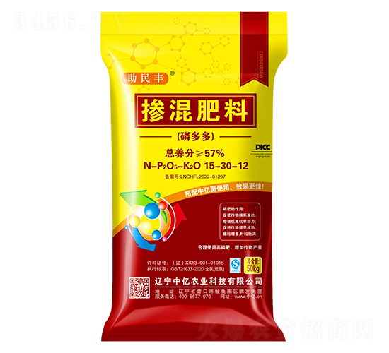 磷多多摻混肥料15-30-12-助民豐-中億農(nóng)業(yè)