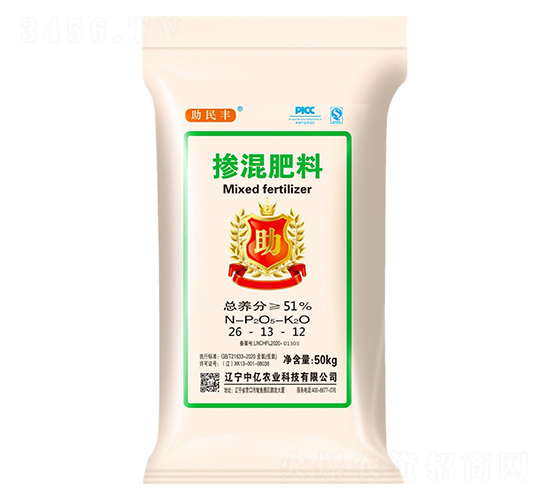 摻混肥料26-13-12-助民豐-中億農(nóng)業(yè)